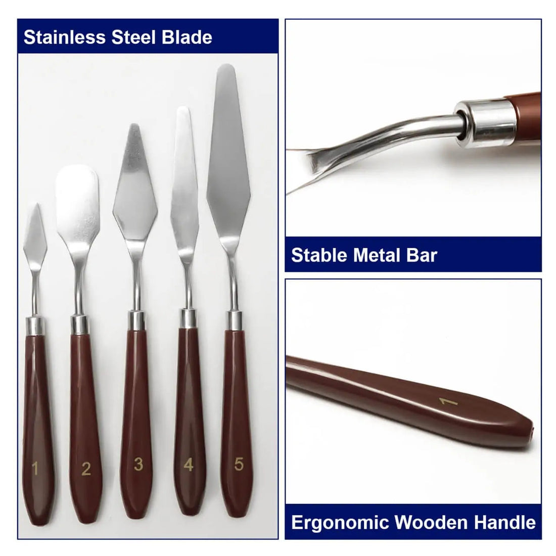 Palette Knives – Set of 5