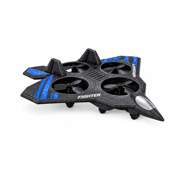 Thunder Charge RC Fighter Plane Toy 2.4GHz Remote Control Stunt Aircraft